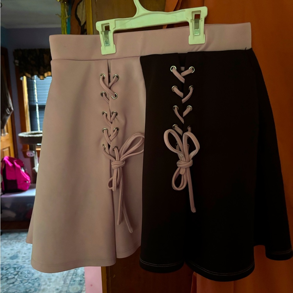 Pink and Black skirt